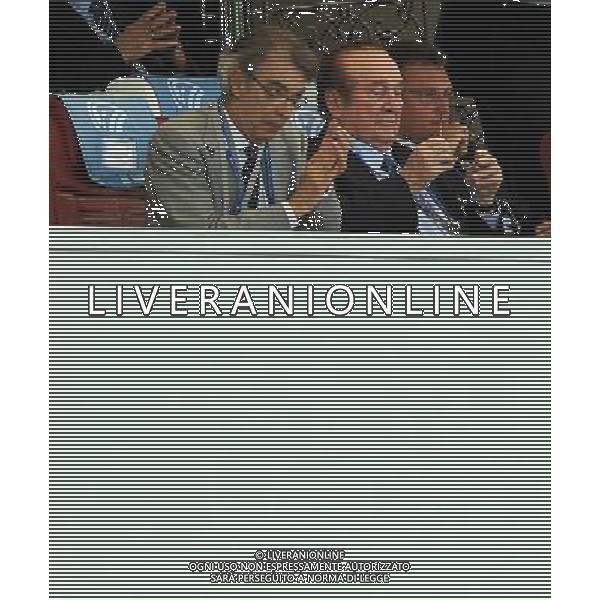 FIFA Club World Cup UAE 2010 Match #5 Abu Dhabi (Emirati Arabi) Zayed Sports City - 15.12.2010 Seongnam Ilhwa FC- FC Inter Nella Foto:moratti applaude al fischio finale /Ph.Vitez-Ag. Aldo Liverani