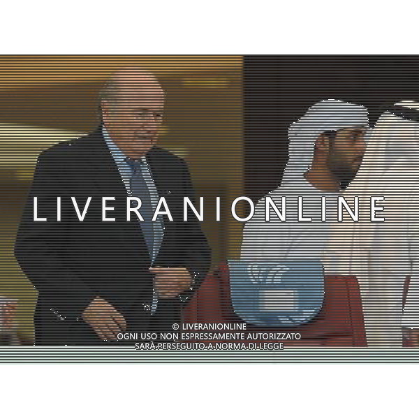 FIFA Club World Cup UAE 2010 Match #5 Abu Dhabi (Emirati Arabi) Zayed Sports City - 15.12.2010 Seongnam Ilhwa FC- FC Inter Nella Foto:Joseph BLATTER /Ph.Vitez-Ag. Aldo Liverani