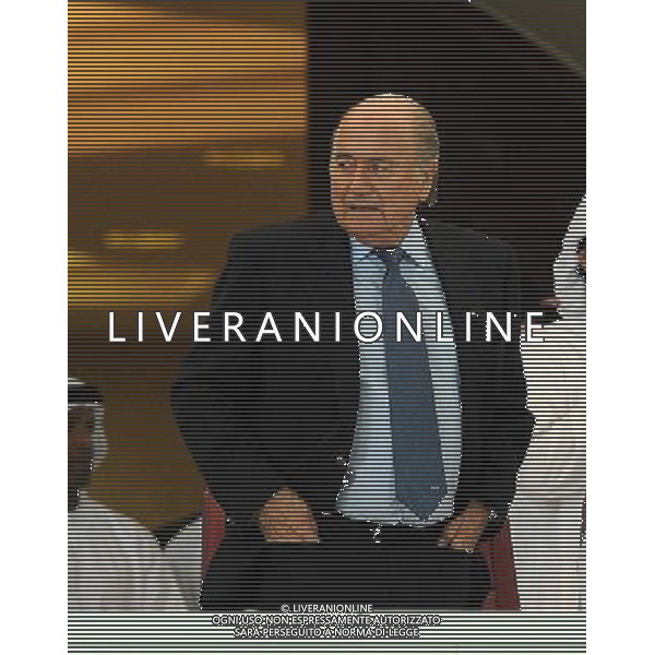 FIFA Club World Cup UAE 2010 Match #5 Abu Dhabi (Emirati Arabi) Zayed Sports City - 15.12.2010 Seongnam Ilhwa FC- FC Inter Nella Foto:Joseph BLATTER /Ph.Vitez-Ag. Aldo Liverani