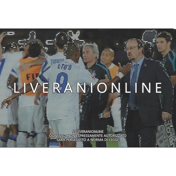 FIFA Club World Cup UAE 2010 Match #5 Abu Dhabi (Emirati Arabi) Zayed Sports City - 15.12.2010 Seongnam Ilhwa FC- FC Inter Nella Foto:Samuel ETO\'O-Rafael BENITEZ /Ph.Vitez-Ag. Aldo Liverani