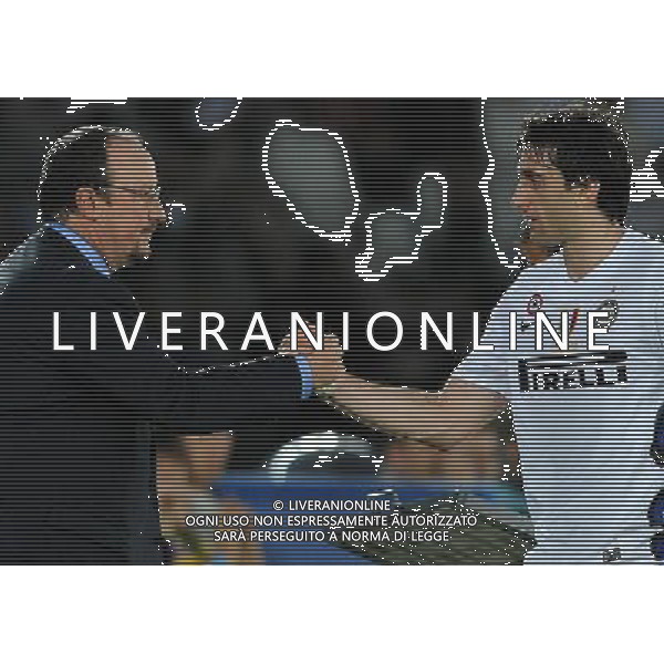 FIFA Club World Cup UAE 2010 Match #5 Abu Dhabi (Emirati Arabi) Zayed Sports City - 15.12.2010 Seongnam Ilhwa FC- FC Inter Nella Foto:Diego MILITO-Rafael BENITEZ /Ph.Vitez-Ag. Aldo Liverani