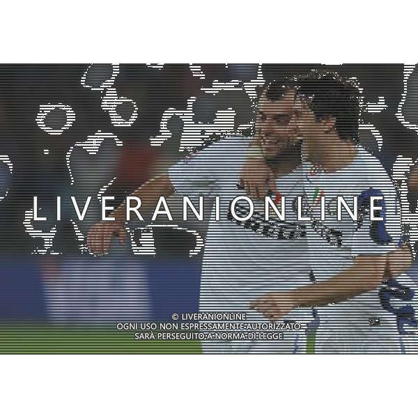 FIFA Club World Cup UAE 2010 Match #5 Abu Dhabi (Emirati Arabi) Zayed Sports City - 15.12.2010 Seongnam Ilhwa FC- FC Inter Nella Foto:Diego MILITO-Goran PANDEV /Ph.Vitez-Ag. Aldo Liverani