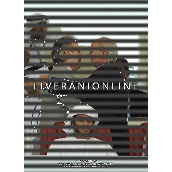 FIFA Club World Cup UAE 2010 Match #5 Abu Dhabi (Emirati Arabi) Zayed Sports City - 15.12.2010 Seongnam Ilhwa FC- FC Inter Nella Foto:Massimo MORATTI- Sandro MAZZOLA /Ph.Vitez-Ag. Aldo Liverani