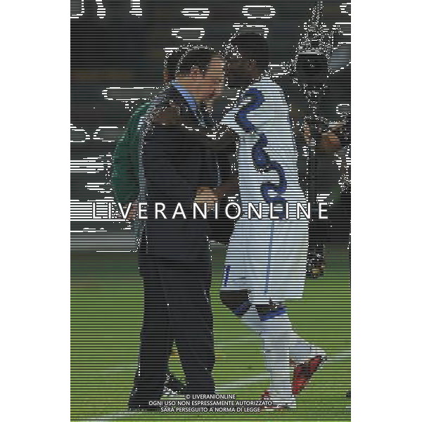 FIFA Club World Cup UAE 2010 Match #5 Abu Dhabi (Emirati Arabi) Zayed Sports City - 15.12.2010 Seongnam Ilhwa FC- FC Inter Nella Foto:Sulley MUNTARI-Rafael BENITEZ /Ph.Vitez-Ag. Aldo Liverani