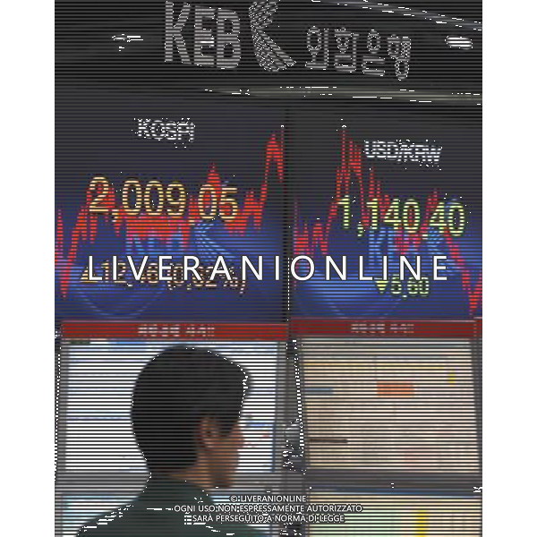 SUD COREA - LA BORSA DI SEOUL © He Lulu - Xinhua - Photoshot - Ag. Aldo Liverani sas ITALY ONLY