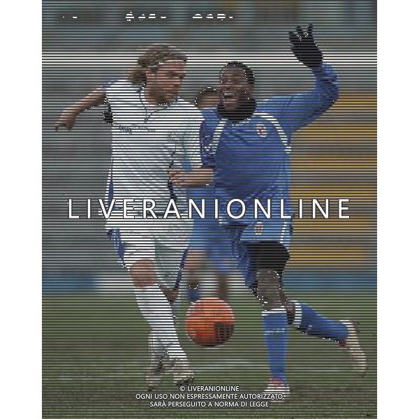 Como 12-12-2010 Lega Pro Campionato \'Prima Divisione\' como-spal 2:3 nella foto maurizio bedin e robert maah ph marco luzzani/ag alo liverani s.a.s.