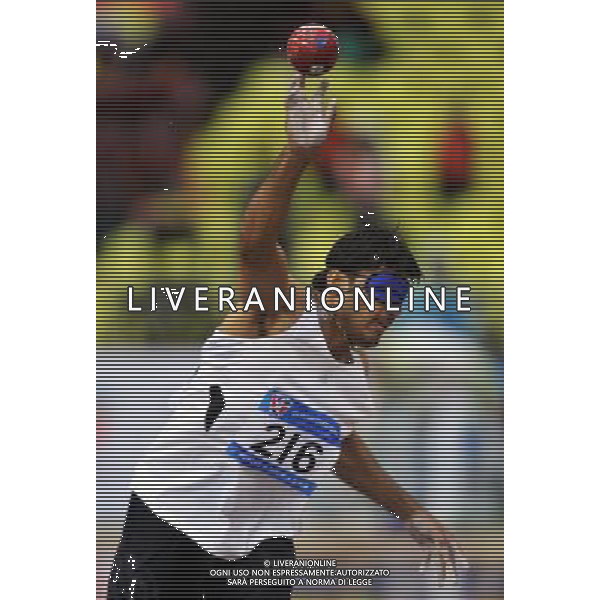 (101215) -- GUANGZHOU, Dec. 15, 2010 () -- India\'s Sachdeva Na Hitesh competes during the men\'s shot put F12 final of athletics competition at the Guangzhou 2010 Asian Para Games in Guangzhou, south China\'s Guangdong Province, Dec. 15, 2010. Sachdeva Na Hitesh took the 8th with 8.36 meters. (/Chen Yehua) AG. ALDO LIVERANI SAS ITALY ONLY