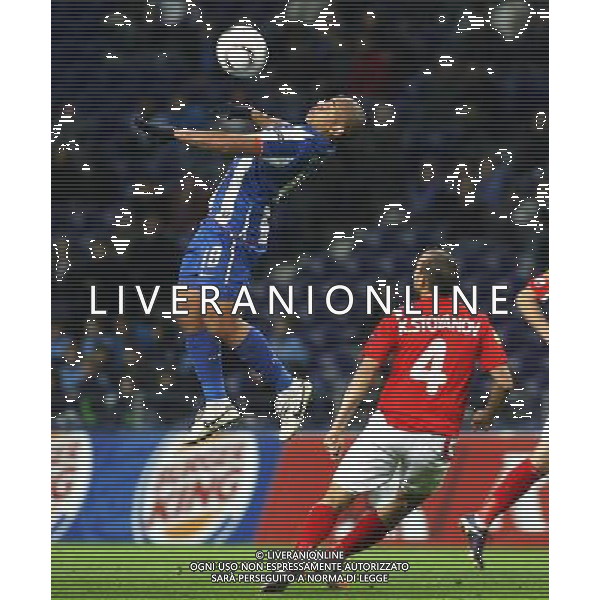 20101215: PORTO, PORTUGAL - FC Porto vs CSKA Sofia: UEFA Europa League 2010/2011 - Group Stage. NELLA FOTO Walter Silva and Kostadin Stoyanov PHOTO: Manuel Azevedo/CITYFILES/NEWSPIX.PL AG ALDO LIVERANI ONLY ITALY 