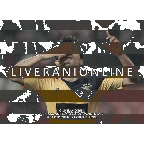 20101212: LISBON, PORTUGAL - SL Benfica vs SC Braga: Portuguese Cup 2010/2011. In picture: Javier Saviola (Benfica) celebrating goal. PHOTO: Alvaro Isidoro/CITYFILES/NEWSPIX.PL AG ALDO LIVERANI ONLY ITALY 