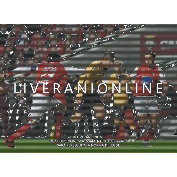 20101212: LISBON, PORTUGAL - SL Benfica vs SC Braga: Portuguese Cup 2010/2011. In picture: Javier Garcia (Benfica). PHOTO: Alvaro Isidoro/CITYFILES/NEWSPIX.PL AG ALDO LIVERANI ONLY ITALY 