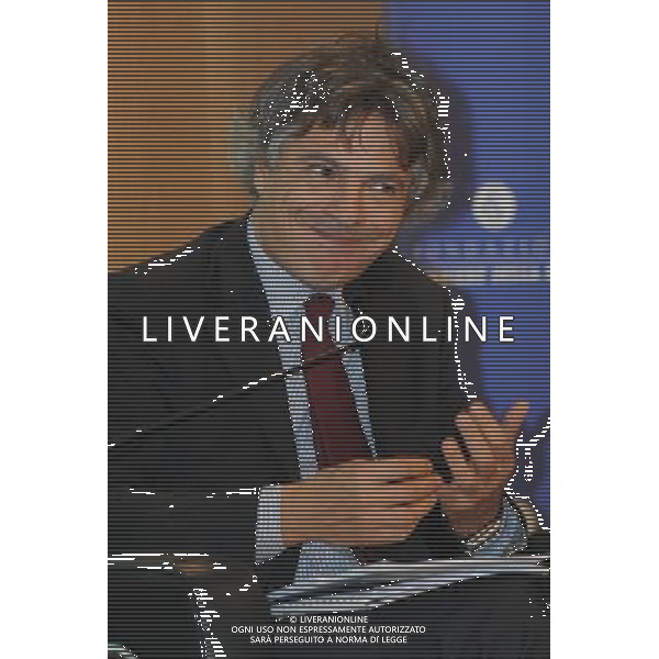 MILANO 16/12/2010 SALA BUZZATI VIA BALZAN, 3 41° RAPPORTO CENSIS A MILANO NELLA FOTO GIUSEPPE MUSSARI PRESIDENTE ABI FOTO ROMANO/AG ALDO LIVERANI