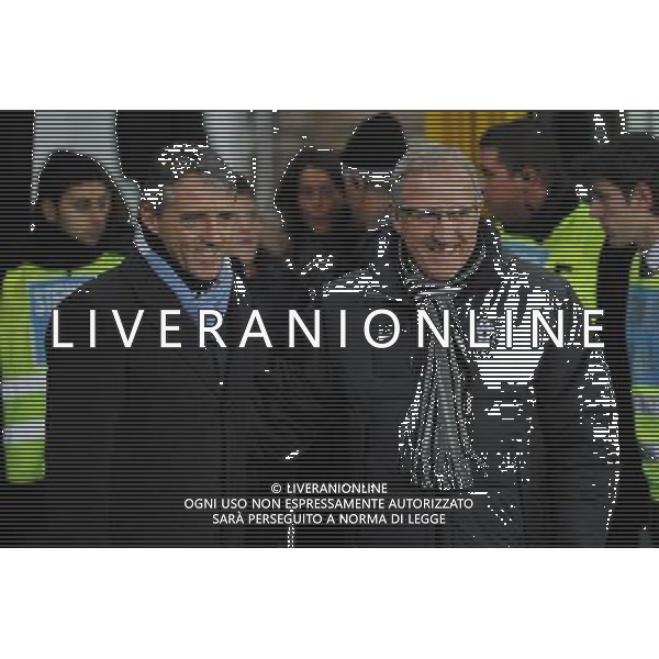 JUVENTUS -MANCHESTER CITY EUROPA LEAGUE 16/12/2010 Nella foto: del neri luigi- mancini roberto ag aldo liverani