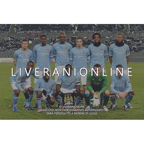 Juventus - Manchester City Uefa Europa League 2010 2011 16-12-2010 Nella foto: Formazione Manchester City ©Falzone/Agenzia Aldo Liverani Sas