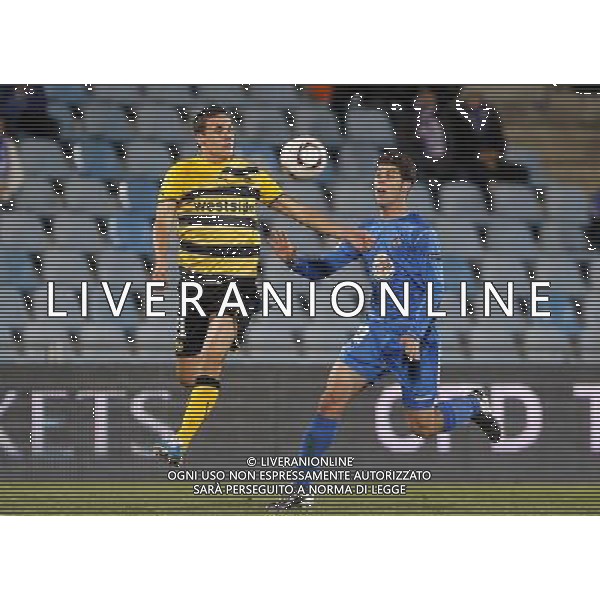 Getafe\'s Adrian Canas (r) and BSC Young Boys\' David Degen during UEFA Europe League match.December 16,2010. (ALTERPHOTOS/Acero) AG. ALDO LIVERANI SAS ITALY ONLY