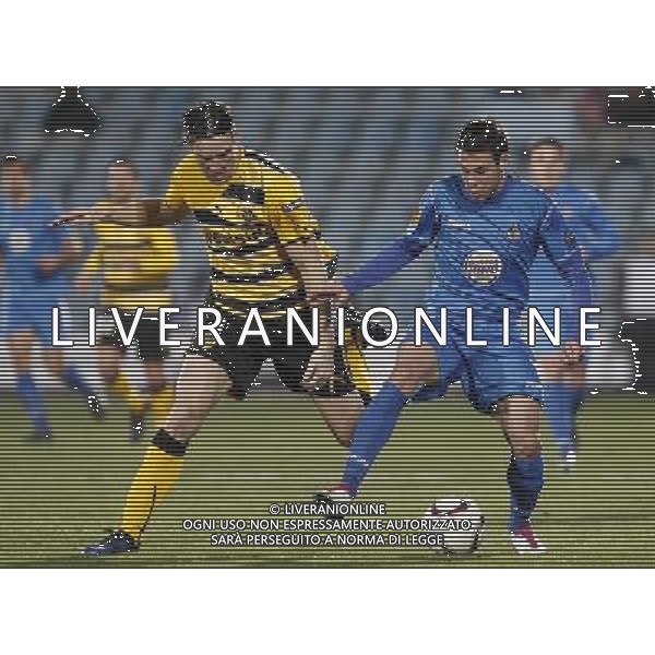 Getafe\'s Adrian Sardinero (r) and BSC Young Boys\' Alain Nef during UEFA Europe League match.December 16,2010. (ALTERPHOTOS/Acero) AG. ALDO LIVERANI SAS ITALY ONLY