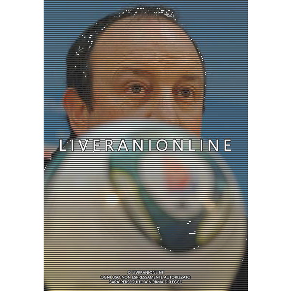 FIFA Club World Cup UAE 2010 Conferenza Stampa Abu Dhabi (Emirati Arabi) Zayed Sports City - 17.12.2010 Conferenza Stampa Nella Foto: Conferenza Stampa Rafael Benitez, Javier Zanetti,Luis Figo,Esteban Cambiasso /Ph.Vitez-Ag. Aldo Liverani