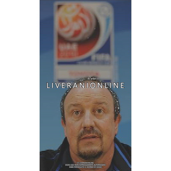 FIFA Club World Cup UAE 2010 Conferenza Stampa Abu Dhabi (Emirati Arabi) Zayed Sports City - 17.12.2010 Conferenza Stampa Nella Foto: Conferenza Stampa Rafael Benitez, Javier Zanetti,Luis Figo,Esteban Cambiasso /Ph.Vitez-Ag. Aldo Liverani