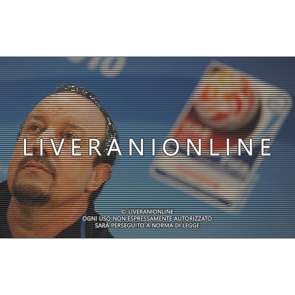 FIFA Club World Cup UAE 2010 Conferenza Stampa Abu Dhabi (Emirati Arabi) Zayed Sports City - 17.12.2010 Conferenza Stampa Nella Foto: Conferenza Stampa Rafael Benitez, Javier Zanetti,Luis Figo,Esteban Cambiasso /Ph.Vitez-Ag. Aldo Liverani