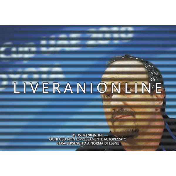 FIFA Club World Cup UAE 2010 Conferenza Stampa Abu Dhabi (Emirati Arabi) Zayed Sports City - 17.12.2010 Conferenza Stampa Nella Foto: Conferenza Stampa Rafael Benitez, Javier Zanetti,Luis Figo,Esteban Cambiasso /Ph.Vitez-Ag. Aldo Liverani