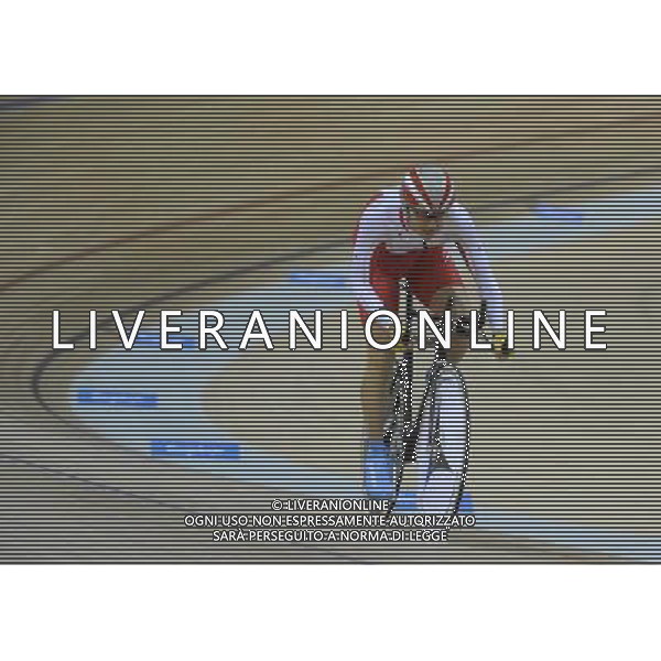 (101213) -- GUANGZHOU, Dec. 13, 2010 () -- Masashi Ishii of Japan competes during the mixed C1-5, M1KM\'W500M time trial final of cycling track competition at the Guangzhou 2010 Asian Para Games in Guangzhou, south China\'s Guangdong Province, on Dec. 13, 2010. Masashi Ishii took the 4th place with 1 minute and 10.748 seconds. (/Lu Hanxin) AG. ALDO LIVERANI SAS ITALY ONLY