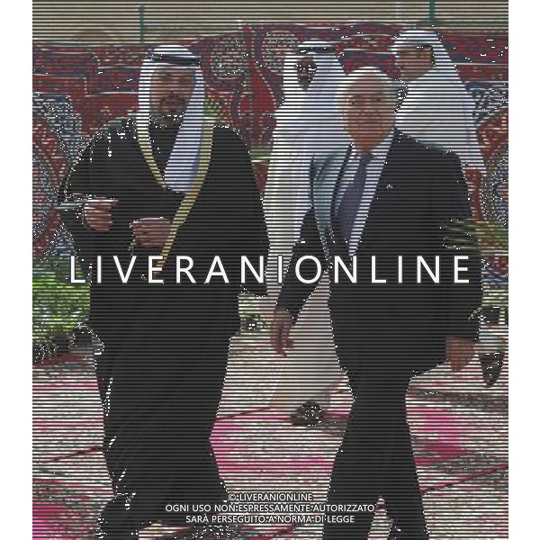 (101216) -- KUWAIT, Dec. 16, 2010 () -- FIFA President Sepp Blatter (R) and Kuwait Football Association President Sheikh Talal Al-Fahad attend the inauguration of the Goal Project 1 Lighting Works for the Udaliyah field in Kuwait City December 15, 2010. (/Noufal Ibarahim) - Xinhua/Photoshot - Ag. Aldo Liverani sas ITALY ONLY SEPP BLATTER, PRESIDENTE DELLA FIFA, IN VISITA IN KUWAIT