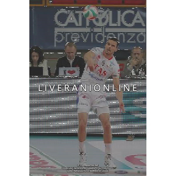 VERONA 11/12/2010 VOLLEY SERIE A 1 MARMI LANZA VERONA - ITAS DIATEC TRENTINO NELLA FOTO:GARCIA PIRES RIBEIRO RIAD FOTO PAOLA GARBUIO/AG.ALDO LIVERANI