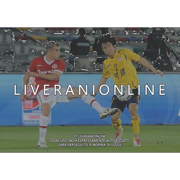 FIFA Club World Cup UAE 2010 Finale 3¡-4¡ Posto Abu Dhabi (Emirati Arabi) Zayed Sports City - 18.12.2010 Sport Club Internacional-Seongnam Ilhwa FC Nella Foto:D\'Alessandro-Jae Sung /Ph.Vitez-Ag. Aldo Liverani