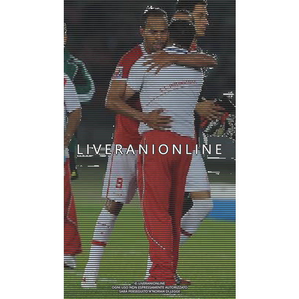 FIFA Club World Cup UAE 2010 Finale 3¡-4¡ Posto Abu Dhabi (Emirati Arabi) Zayed Sports City - 18.12.2010 Sport Club Internacional-Seongnam Ilhwa FC Nella Foto:Roth e Alecsandro esultano /Ph.Vitez-Ag. Aldo Liverani