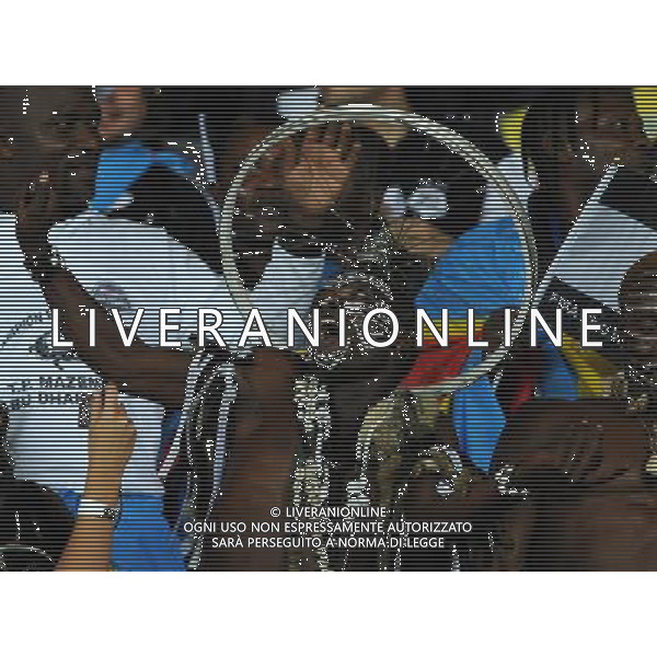 FIFA Club World Cup UAE 2010 Finale 1Á-2Á Posto Abu Dhabi (Emirati Arabi) Zayed Sports City - 18.12.2010 TP Mazembe Englebert-FC Inter Nella Foto:tifosi /Ph.Vitez-Ag. Aldo Liverani