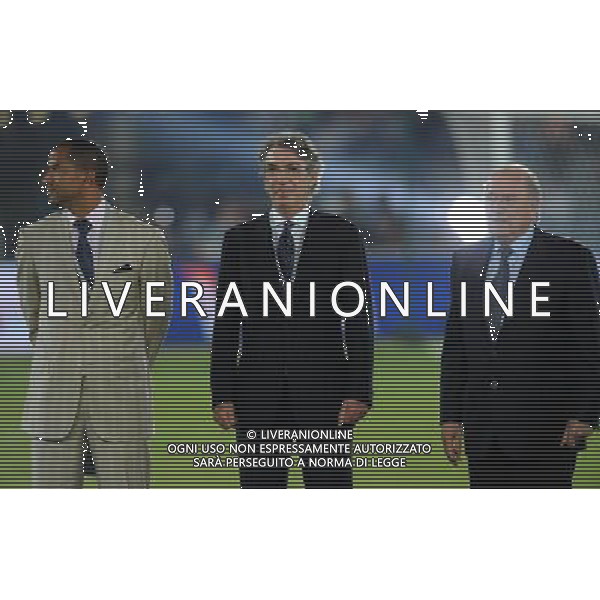 FIFA Club World Cup UAE 2010 Finale 1Á-2Á Posto Abu Dhabi (Emirati Arabi) Zayed Sports City - 18.12.2010 TP Mazembe Englebert-FC Inter Nella Foto:massimo moratti blatter joseph /Ph.Vitez-Ag. Aldo Liverani