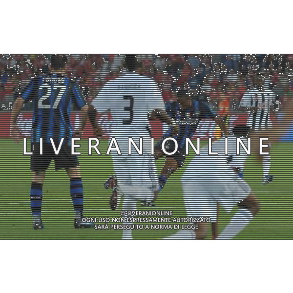 FIFA Club World Cup UAE 2010 Finale 1Á-2Á Posto Abu Dhabi (Emirati Arabi) Zayed Sports City - 18.12.2010 TP Mazembe Englebert-FC Inter Nella Foto:esultanza di samuel eto\'o dopo il gol /Ph.Vitez-Ag. Aldo Liverani