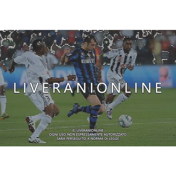 FIFA Club World Cup UAE 2010 Finale 1Á-2Á Posto Abu Dhabi (Emirati Arabi) Zayed Sports City - 18.12.2010 TP Mazembe Englebert-FC Inter Nella Foto: il gol di goran pandev /Ph.Vitez-Ag. Aldo Liverani