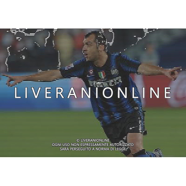FIFA Club World Cup UAE 2010 Finale 1Á-2Á Posto Abu Dhabi (Emirati Arabi) Zayed Sports City - 18.12.2010 TP Mazembe Englebert-FC Inter Nella Foto:l\'esultanza dopo il gol di goran pandev /Ph.Vitez-Ag. Aldo Liverani
