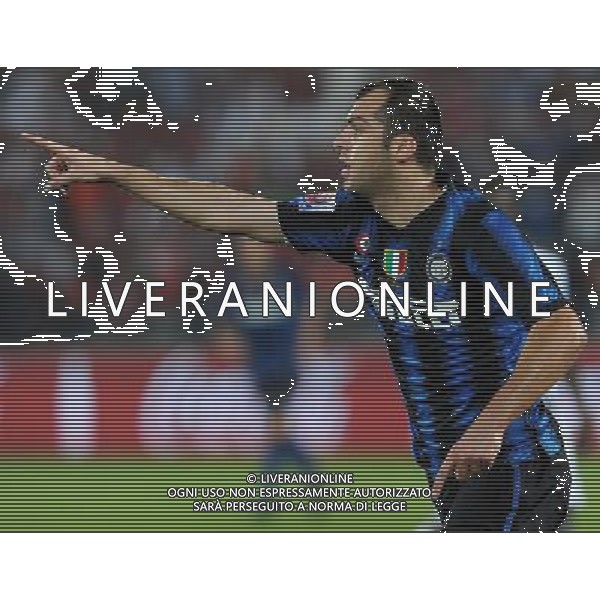 FIFA Club World Cup UAE 2010 Finale 1Á-2Á Posto Abu Dhabi (Emirati Arabi) Zayed Sports City - 18.12.2010 TP Mazembe Englebert-FC Inter Nella Foto:l\'esultanza dopo il gol di goran pandev /Ph.Vitez-Ag. Aldo Liverani