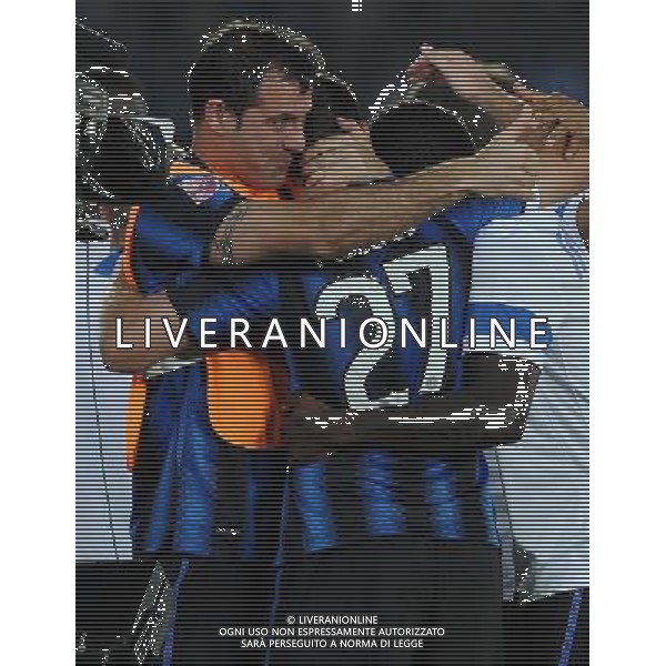 FIFA Club World Cup UAE 2010 Finale 1Á-2Á Posto Abu Dhabi (Emirati Arabi) Zayed Sports City - 18.12.2010 TP Mazembe Englebert-FC Inter Nella Foto:l\'esultanza dopo il gol di goran pandev /Ph.Vitez-Ag. Aldo Liverani