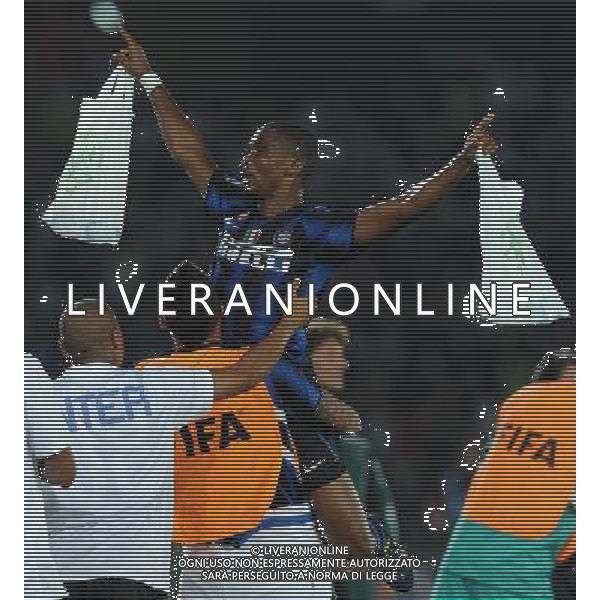 FIFA Club World Cup UAE 2010 Finale 1Á-2Á Posto Abu Dhabi (Emirati Arabi) Zayed Sports City - 18.12.2010 TP Mazembe Englebert-FC Inter Nella Foto:esultanza di samuel eto\'o dopo il gol /Ph.Vitez-Ag. Aldo Liverani