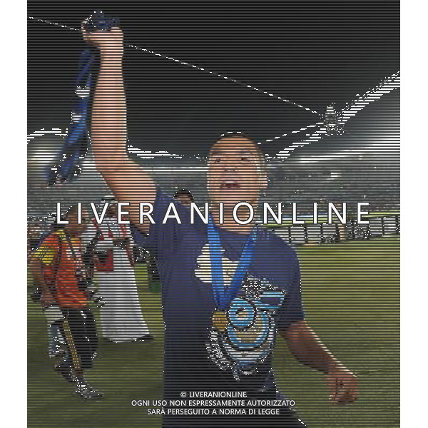 FIFA Club World Cup UAE 2010 Finale 1¡-2¡ Posto Abu Dhabi (Emirati Arabi) Zayed Sports City - 18.12.2010 TP Mazembe Englebert-FC Inter Nella Foto:Ivan Ramiro Cordoba /Ph.Vitez-Ag. Aldo Liverani