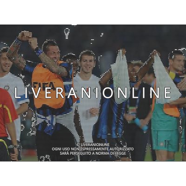 FIFA Club World Cup UAE 2010 Finale 1¡-2¡ Posto Abu Dhabi (Emirati Arabi) Zayed Sports City - 18.12.2010 TP Mazembe Englebert-FC Inter Nella Foto:Samuel Eto\'o-Marco Materazzi /Ph.Vitez-Ag. Aldo Liverani