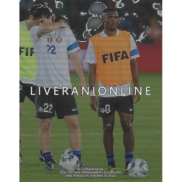 FIFA Club World Cup UAE 2010 Finale 1¡-2¡ Posto Abu Dhabi (Emirati Arabi) Zayed Sports City - 18.12.2010 TP Mazembe Englebert-FC Inter Nella Foto:Samuel Eto\'o-Diego Milito /Ph.Vitez-Ag. Aldo Liverani