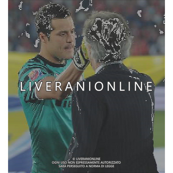 FIFA Club World Cup UAE 2010 Finale 1¡-2¡ Posto Abu Dhabi (Emirati Arabi) Zayed Sports City - 18.12.2010 TP Mazembe Englebert-FC Inter Nella Foto:Julio Cesar-Massimo Moratti /Ph.Vitez-Ag. Aldo Liverani