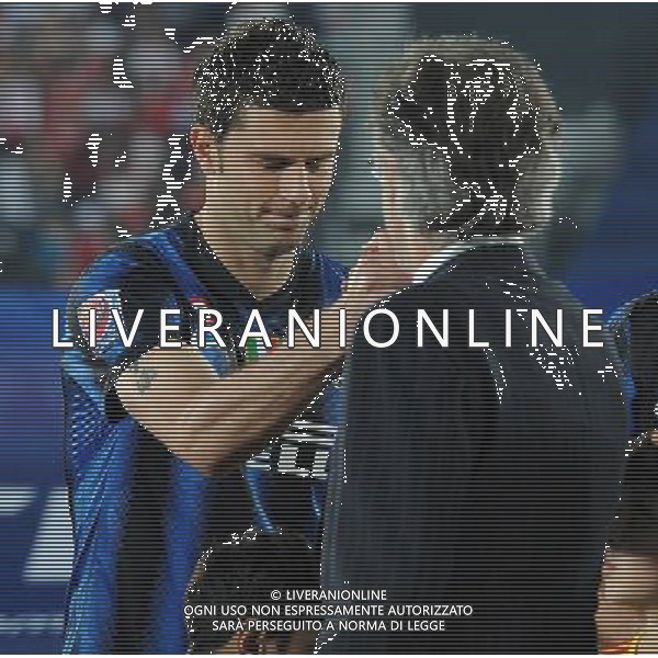 FIFA Club World Cup UAE 2010 Finale 1¡-2¡ Posto Abu Dhabi (Emirati Arabi) Zayed Sports City - 18.12.2010 TP Mazembe Englebert-FC Inter Nella Foto:Thiago Motta-Massimo Moratti /Ph.Vitez-Ag. Aldo Liverani