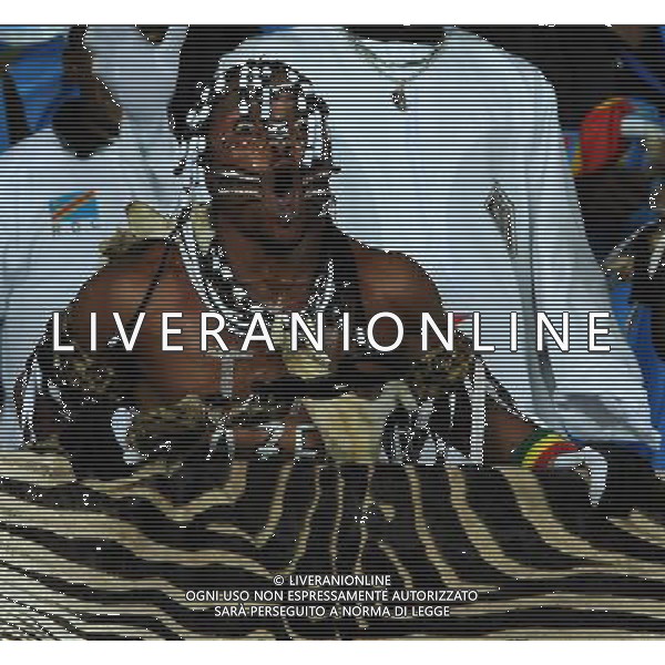 FIFA Club World Cup UAE 2010 Finale 1¡-2¡ Posto Abu Dhabi (Emirati Arabi) Zayed Sports City - 18.12.2010 TP Mazembe Englebert-FC Inter Nella Foto:Tifoso Mazembe /Ph.Vitez-Ag. Aldo Liverani