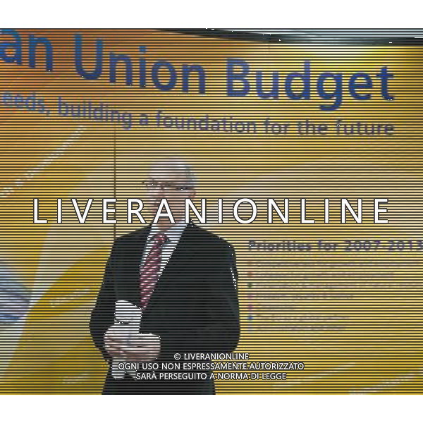 Janusz Lewandowski - politico polacco, commissario europeo per la programmazione finanziaria ed il bilancio nella Commissione Barroso II dal 2010. © Wiktor Dabkowski - Photoshot - Ag. Aldo Liverani sas ITALY ONLY