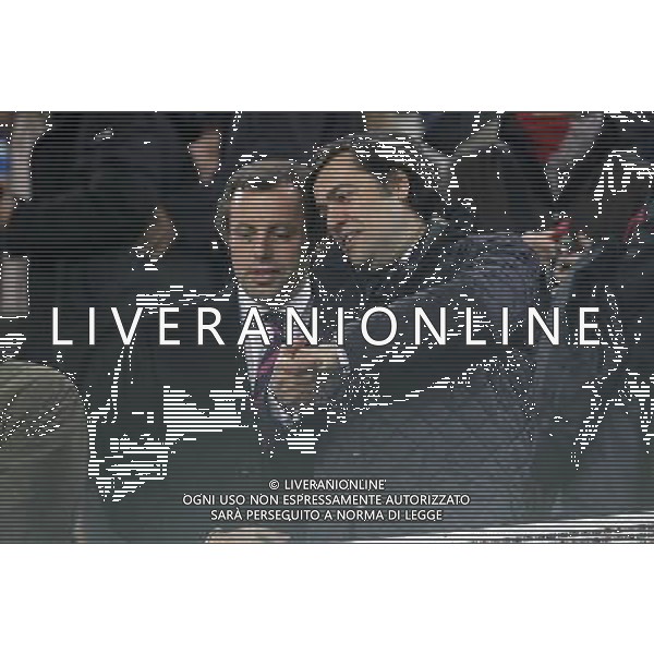 FC Barcelona\'s President sandro Rosell (l) and Atletic de Bilbao\'s President Fernando Garcia Macua during King\'s Cup of Spain match.December 21,2010. (ALTERPHOTOS/Acero) - ALFAQUI - AG. ALDO LIVERANI SAS ITALY ONLY PARTITA CALCIO BARCELLONA vs ATLETICO DI BILBAO: COPPA DEL RE SPAGNA 2010