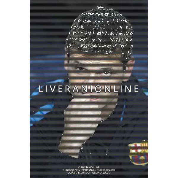 FC Barcelona\'s Second Coach Tito Vilanova during King\'s Cup of Spain match.December 21,2010. (ALTERPHOTOS/Acero) - ALFAQUI - AG. ALDO LIVERANI SAS ITALY ONLY PARTITA CALCIO BARCELLONA vs ATLETICO DI BILBAO: COPPA DEL RE SPAGNA 2010