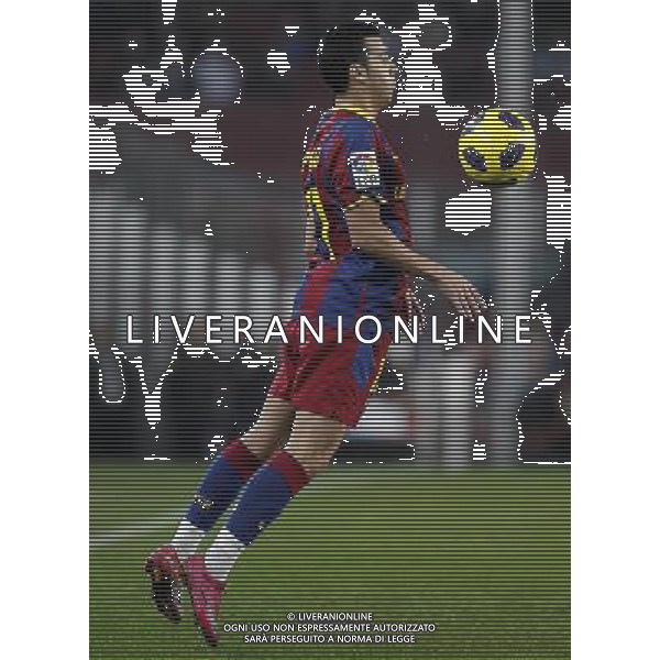 FC Barcelona\'s Pedro Rodriguez during King\'s Cup of Spain match.December 21,2010. (ALTERPHOTOS/Acero) - ALFAQUI - AG. ALDO LIVERANI SAS ITALY ONLY PARTITA CALCIO BARCELLONA vs ATLETICO DI BILBAO: COPPA DEL RE SPAGNA 2010