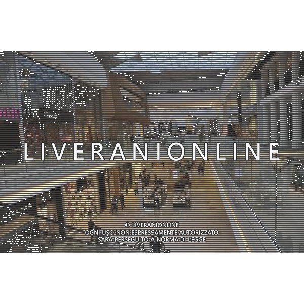 The UK economy grew less than previously estimated between July and September, revised figures have shown. Photo Shows; The Westfield Shopping Centre in London this morning AG. ALDO LIVERANI SAS ITALY ONLY