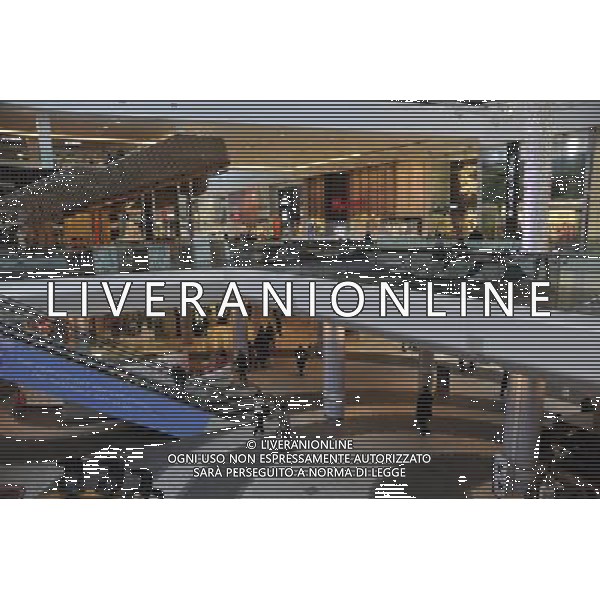 The UK economy grew less than previously estimated between July and September, revised figures have shown. Photo Shows; The Westfield Shopping Centre in London this morning AG. ALDO LIVERANI SAS ITALY ONLY