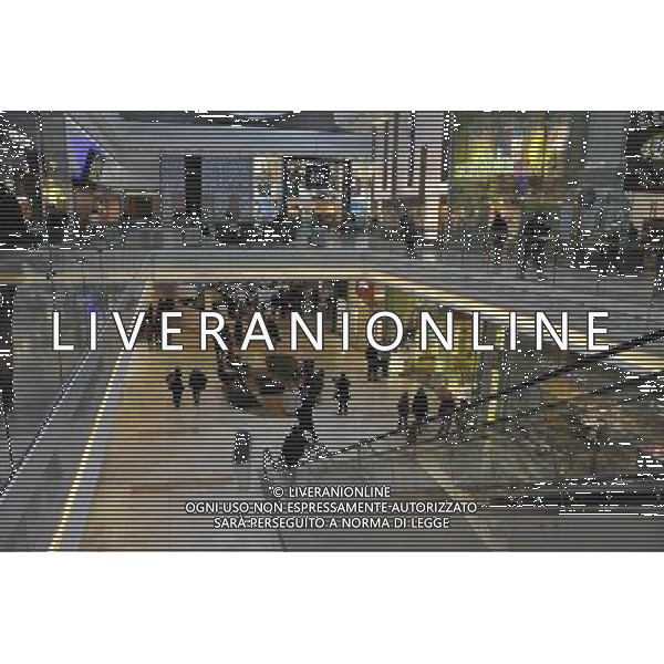 The UK economy grew less than previously estimated between July and September, revised figures have shown. Photo Shows; The Westfield Shopping Centre in London this morning AG. ALDO LIVERANI SAS ITALY ONLY