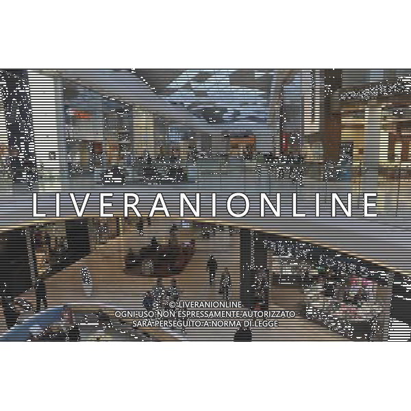 The UK economy grew less than previously estimated between July and September, revised figures have shown. Photo Shows; The Westfield Shopping Centre in London this morning AG. ALDO LIVERANI SAS ITALY ONLY